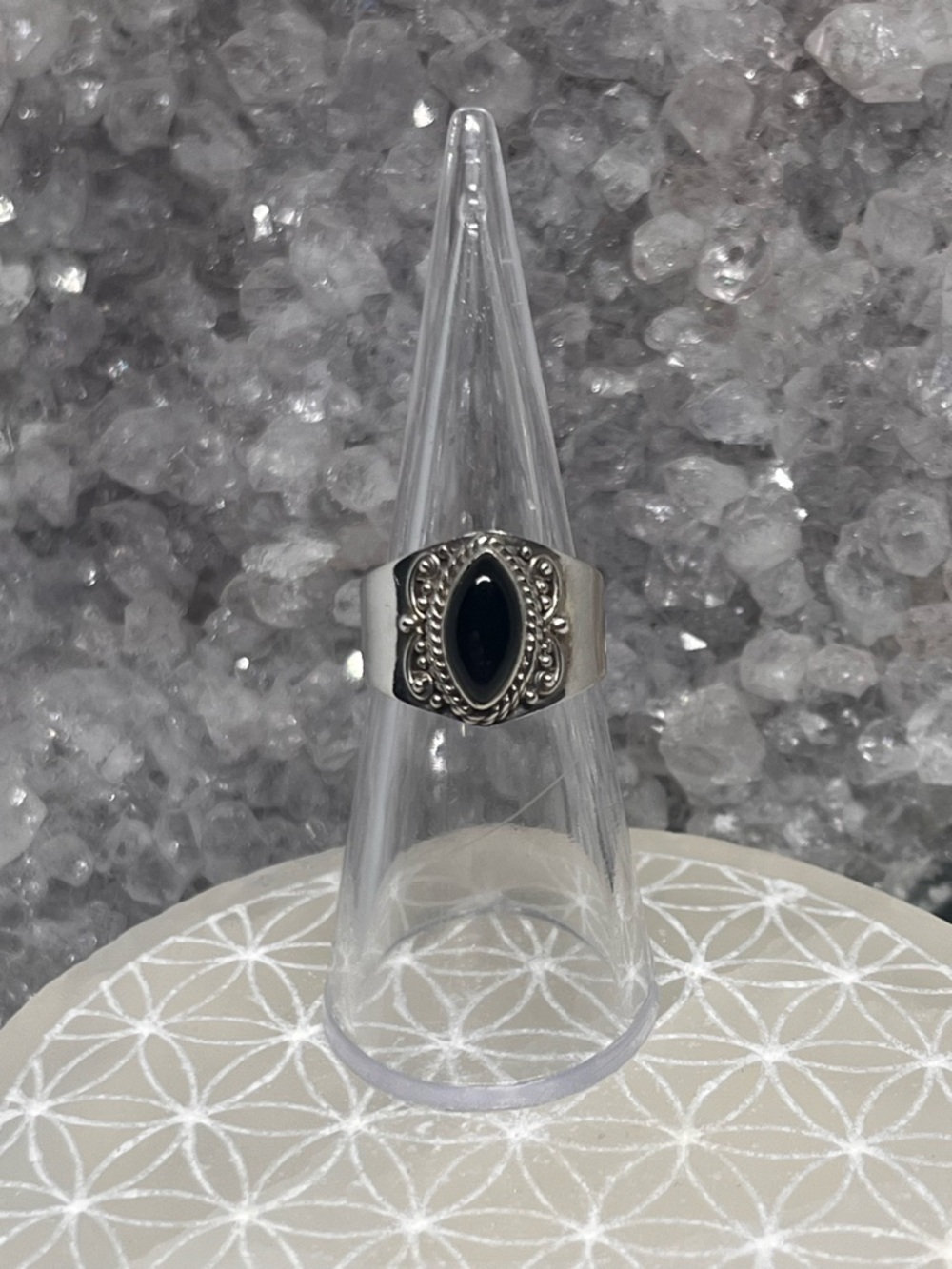 Black onyx ring